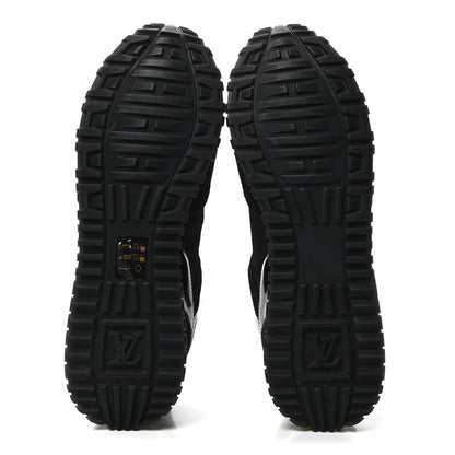 Louis Vuitton Suede Monogram Run Away Sneakers 41 Black 5 of 8