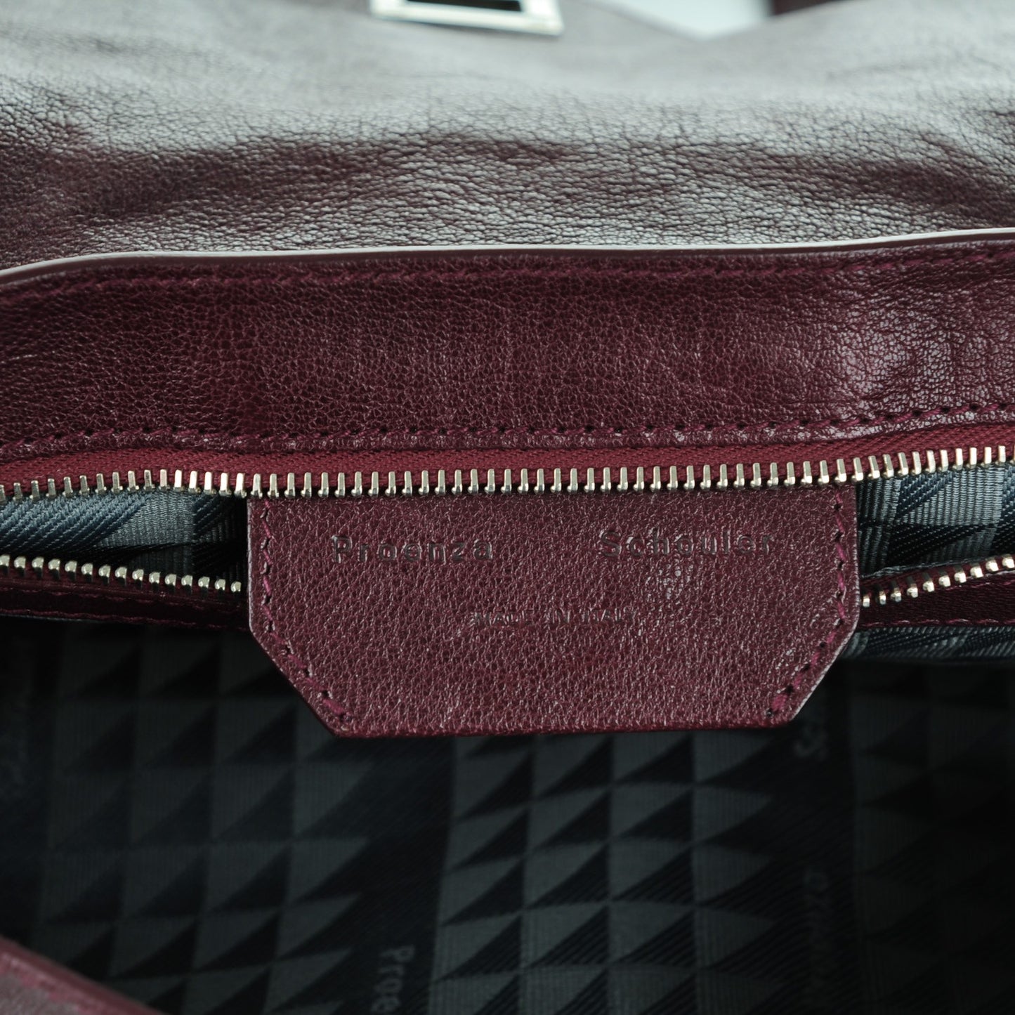Lambskin Medium PS1 Satchel Oxblood