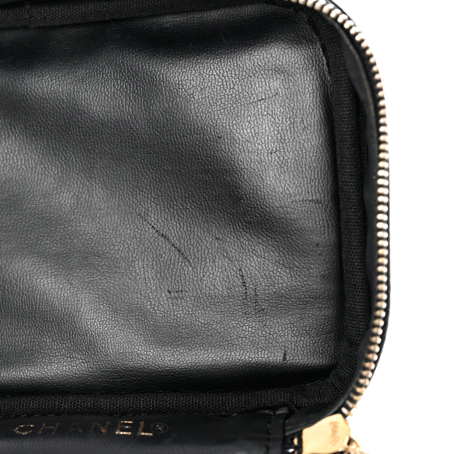 Chanel Caviar Vanity Cosmetic Case Black 10 of 13
