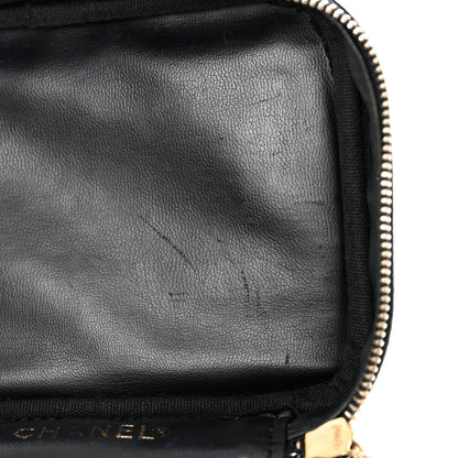 Chanel Caviar Vanity Cosmetic Case Black 10 of 13