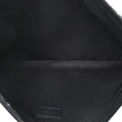 Louis Vuitton Calfskin Monogram Shadow Discovery Pochette Black 5 of 6