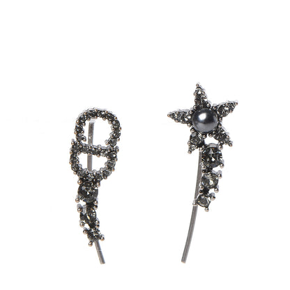 Christian Dior Metal Crystal J'Adior Earrings Ruthenium 1 of 5
