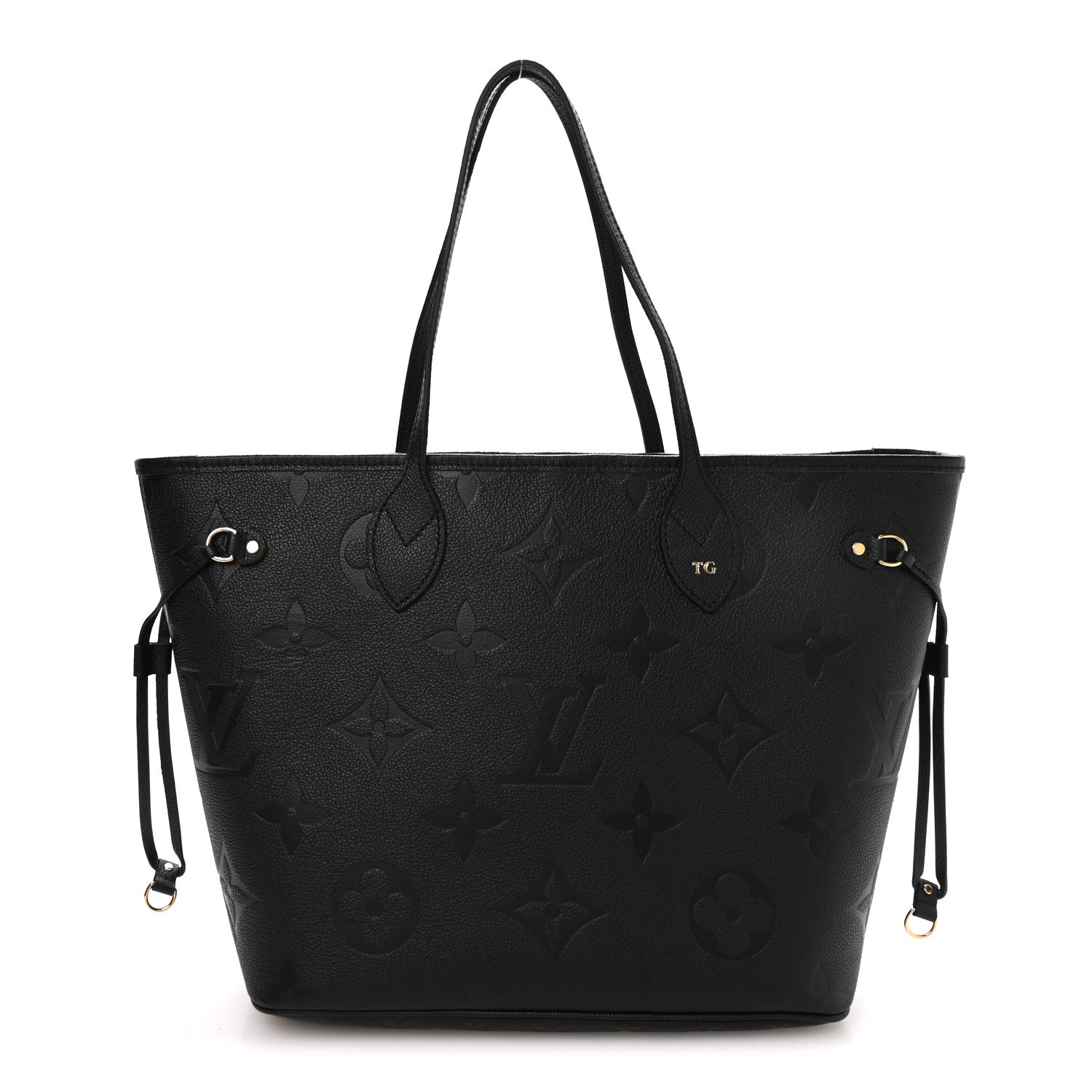 Louis Vuitton Empreinte Monogram Giant Neverfull MM Black 1 of 12