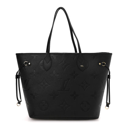 Louis Vuitton Empreinte Monogram Giant Neverfull MM Black 1 of 12