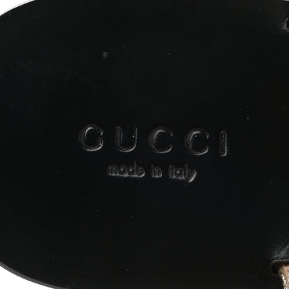 Gucci Nappa Silk Galassia GG Marmont Thong Flat Sandals 37 Platino 6 of 9