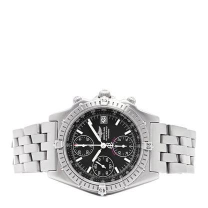 Breitling Stainless Steel 40mm Chronomat Blackbird Special Series Automatic Watch Black A13050.1 2 of 5