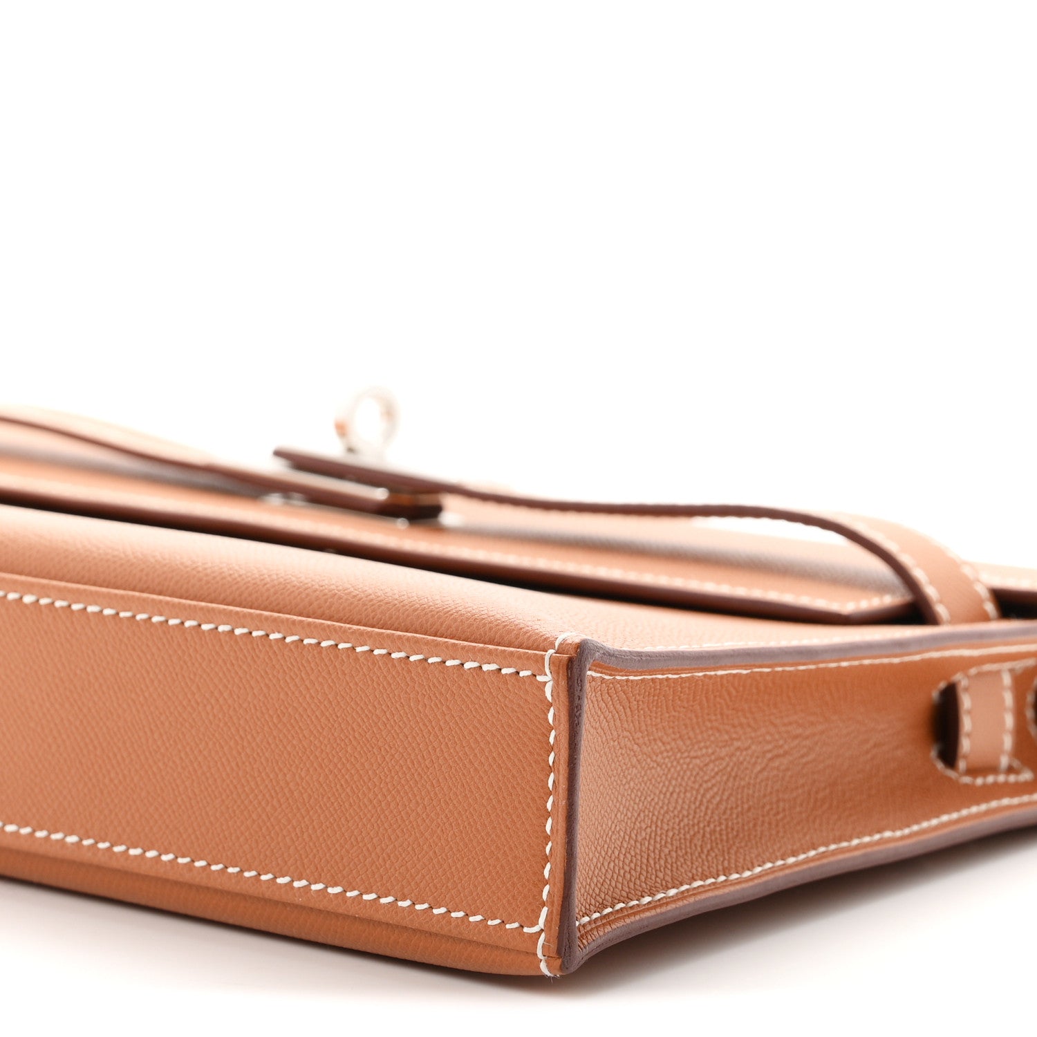 Hermes Madame Calfskin Kelly Elan Gold 10 of 11