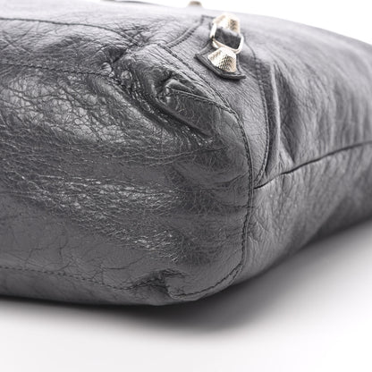 Balenciaga Agneau Giant 21 Silver Hardware Day Hobo Gris Tarmac 10 of 11