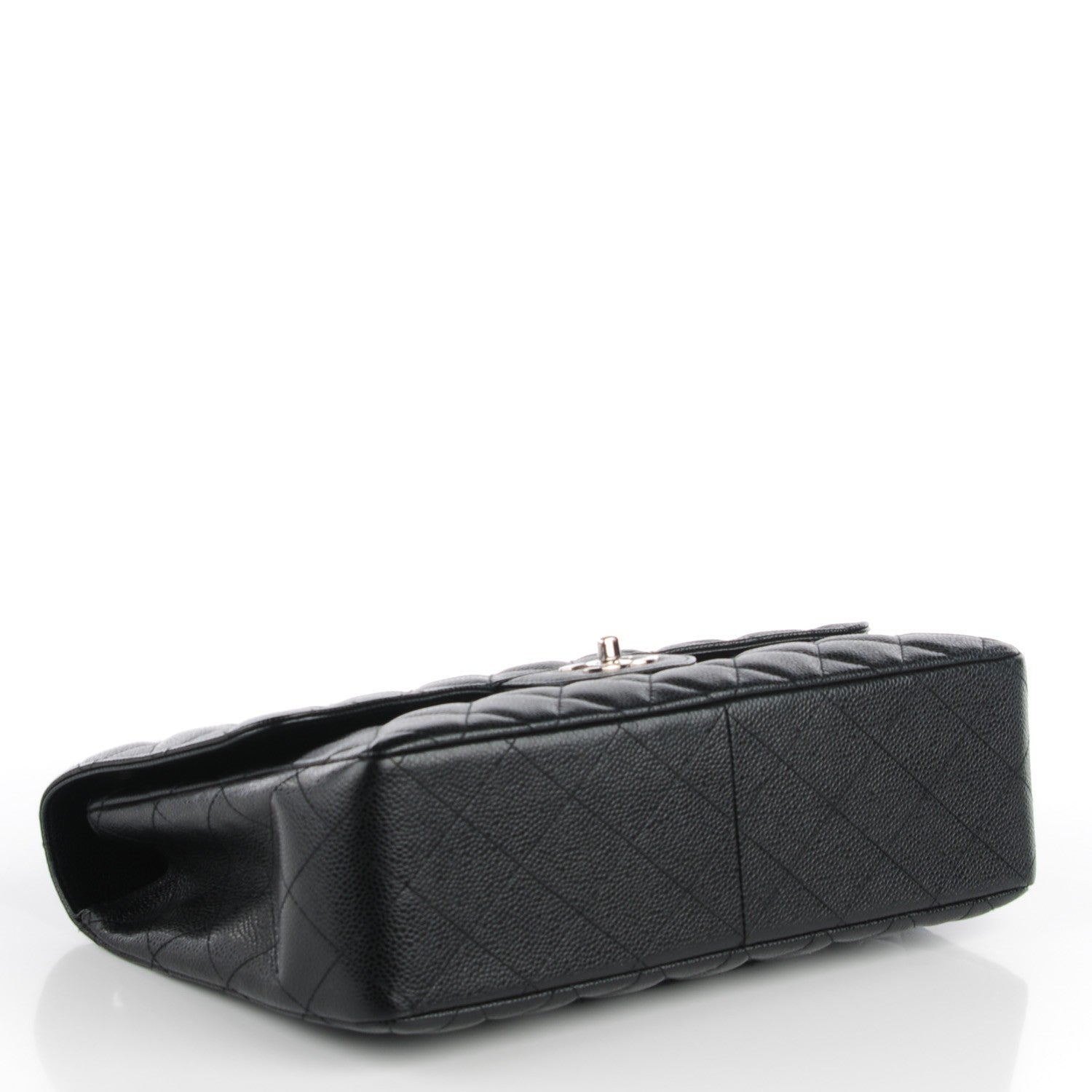 Chanel Caviar Quilted Jumbo Single Flap Black 4 of 9