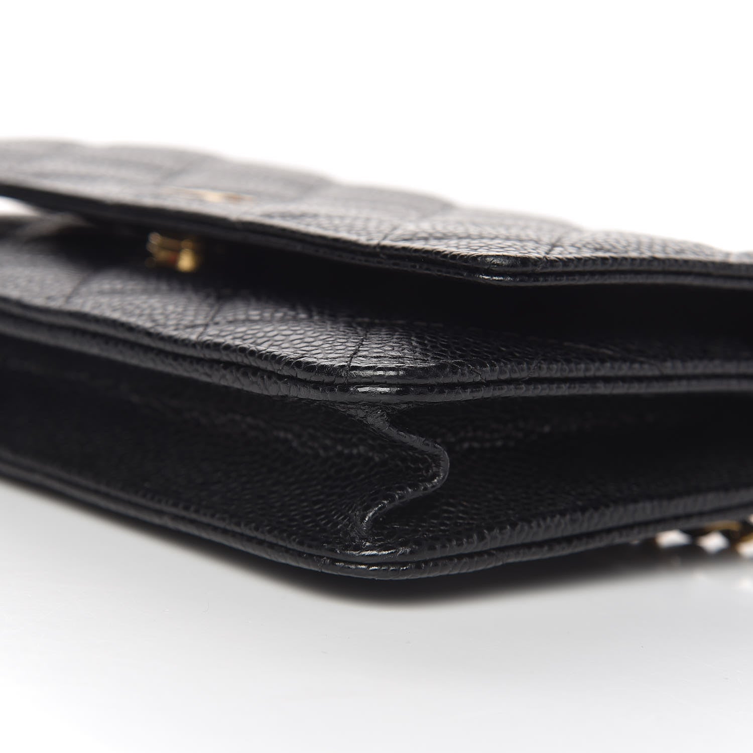 Chanel Caviar Quilted Wallet On Chain WOC Black 10 of 12
