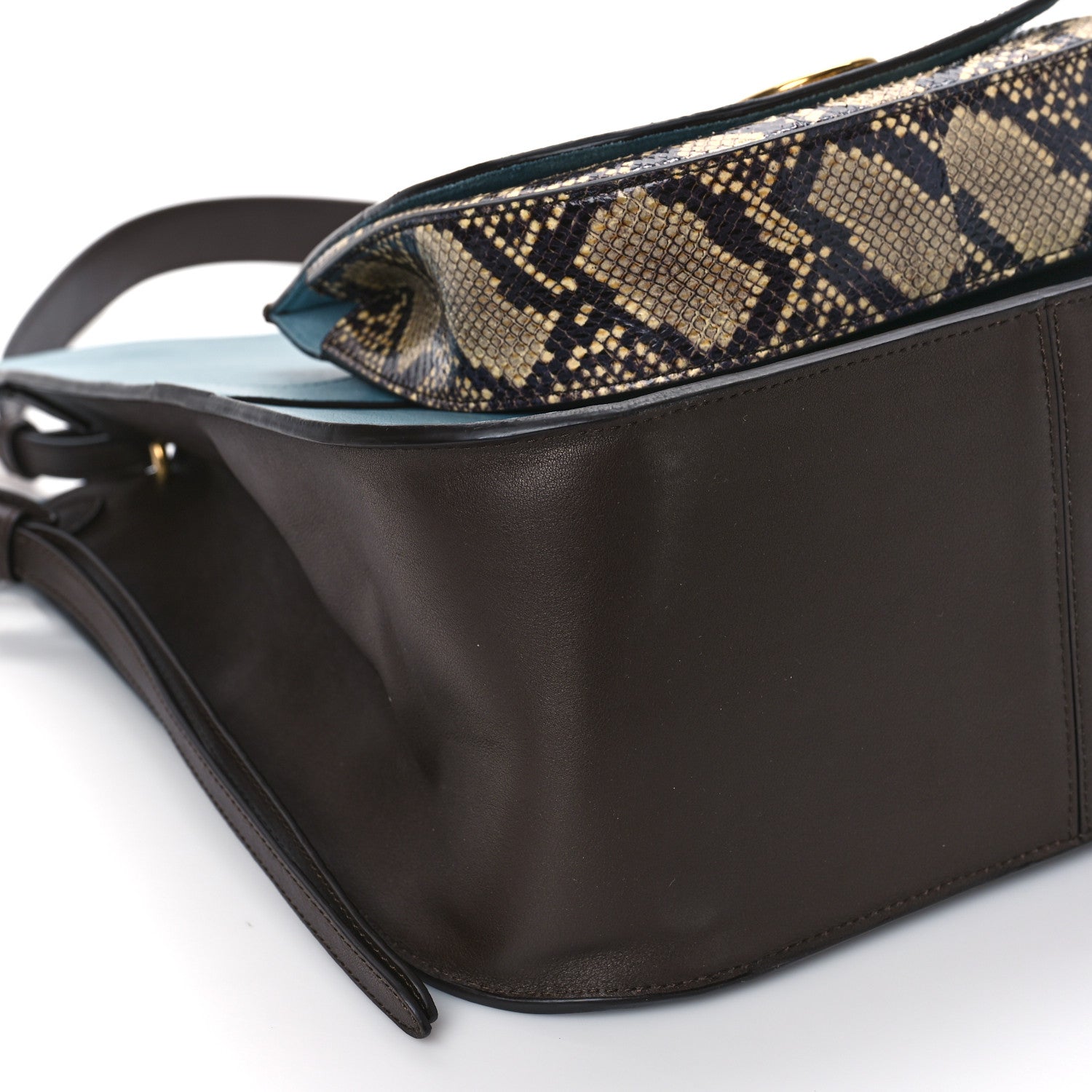 Mulberry Silky Calfskin Ayers Amberley Hobo Dark Frozen Chocolate 7 of 8