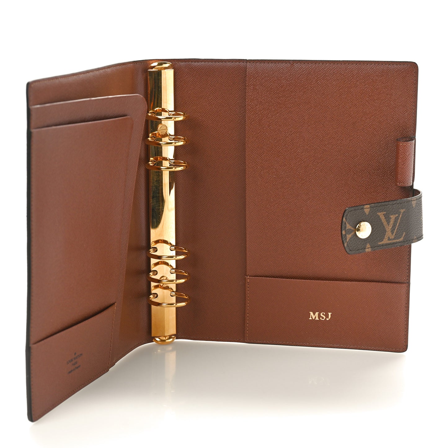 Monogram Large Ring Agenda Cover