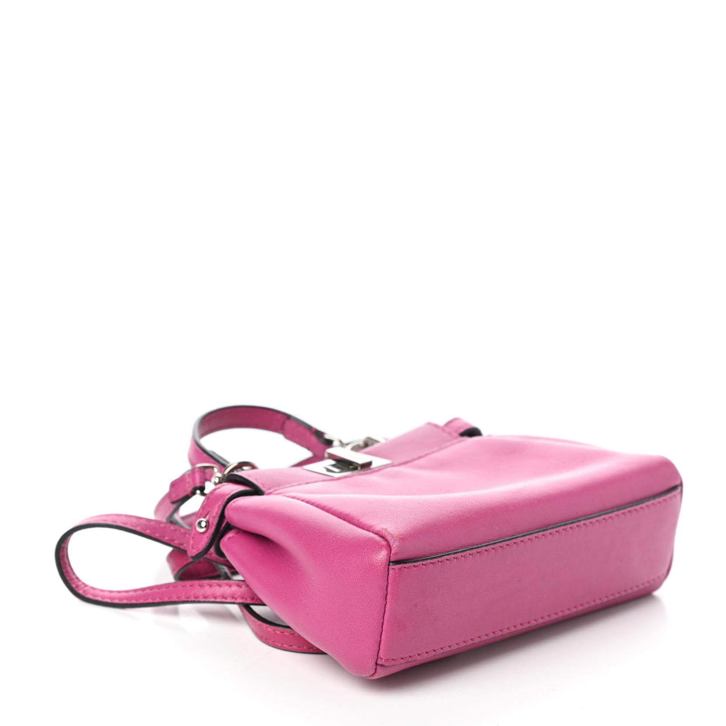 Nappa Micro Peekaboo Iconic Satchel Magenta