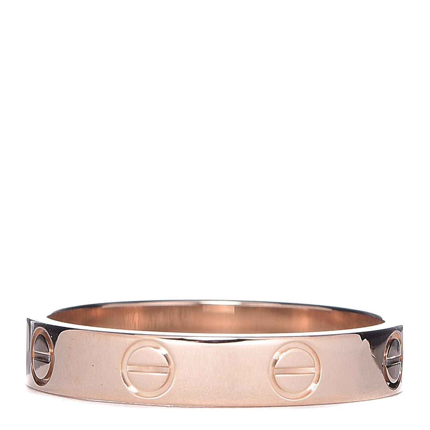 18K Pink Gold 3.5mm LOVE Wedding Band Ring 54 6.75