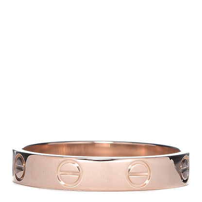 Cartier 18K Pink Gold 3.5mm LOVE Wedding Band Ring 54 6.75 3 of 5