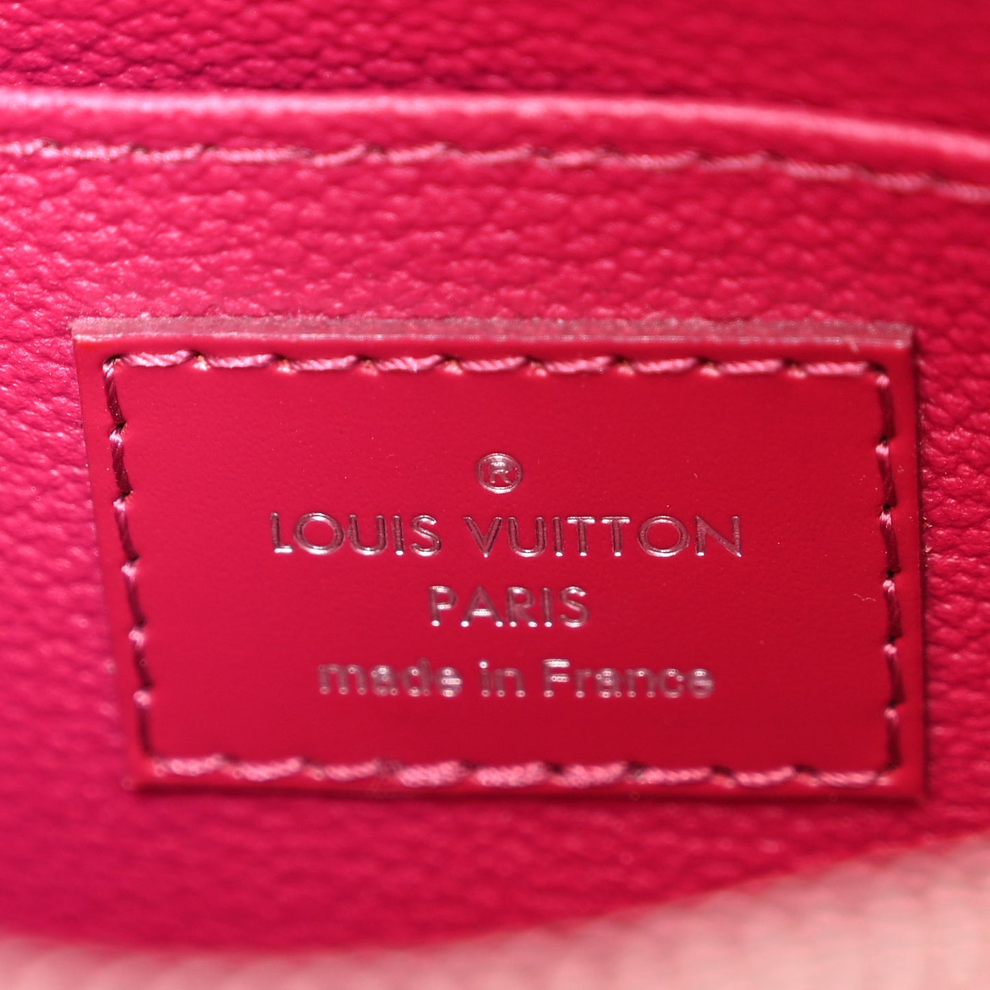 LOUIS VUITTON Epi Cosmetic Pouch Fuchsia
