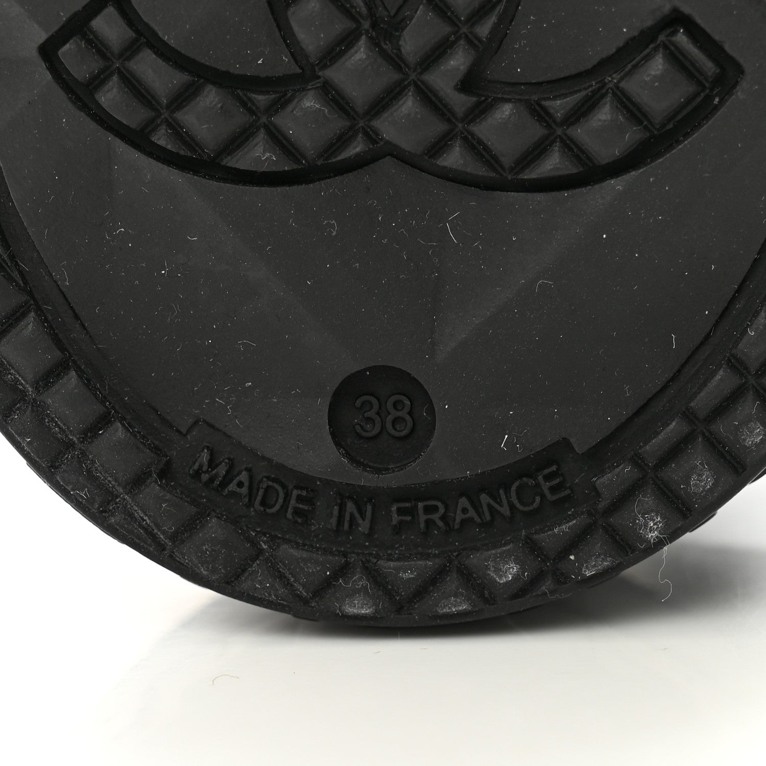 Chanel Caoutchouk CC High Boots 38 Black 7 of 11