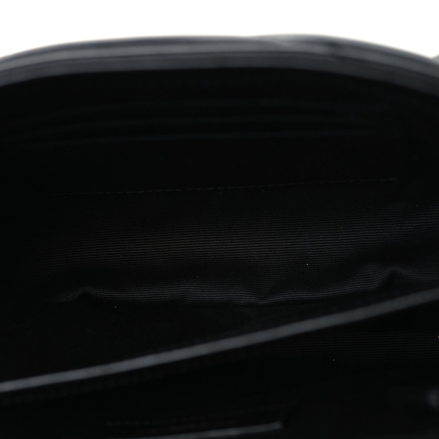 Calfskin Y Quilted Monogram Monochrome Toy Loulou Crossbody Bag Black