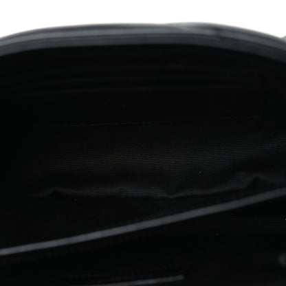 Saint Laurent Calfskin Y Quilted Monogram Monochrome Toy Loulou Crossbody Bag Black 5 of 11