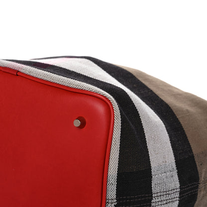 Burberry Canvas Mega Check Medium Ashby Hobo Cadmium Red 12 of 15