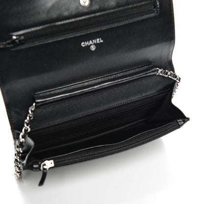 Chanel Caviar Timeless CC Wallet On Chain WOC Black 5 of 8
