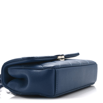 Chanel Caviar Quilted My Everything Small Flap Blue 9 of 10