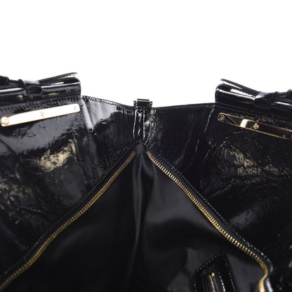 Versace Patent Shoulder Bag Black 9 of 11