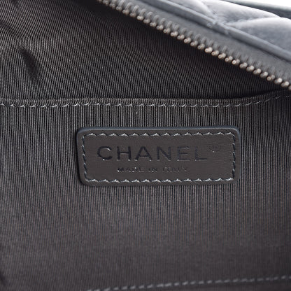 Chanel Calfskin Quilted Waist Bag Dark Gray 6 of 8