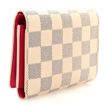 Louis Vuitton Damier Azur 2021 Christmas Animation Hollywood Victorine Wallet Fuchsia 3 of 7