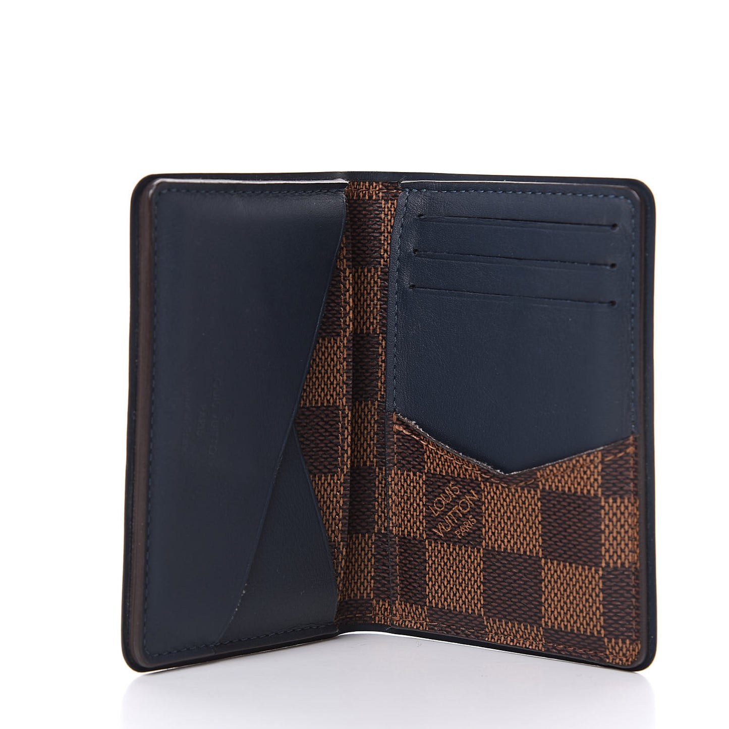 Damier Ebene Pocket Organizer NM Blue