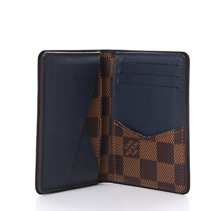Louis Vuitton Damier Ebene Pocket Organizer NM Blue 5 of 11