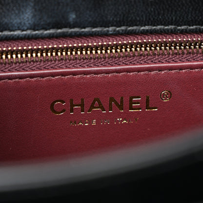 Chanel Lambskin Quilted Small Trendy CC Dual Handle Flap Bag Black 8 of 15