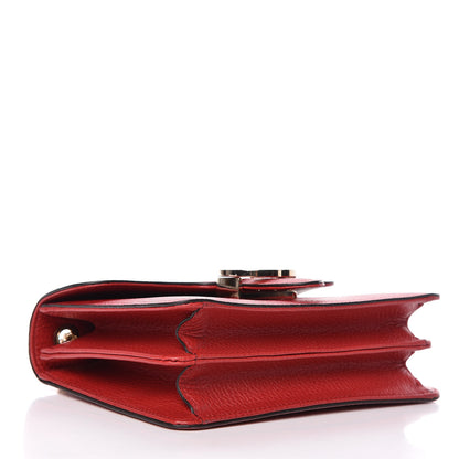 Gucci Dollar Calfskin Small Interlocking G Shoulder Bag Red 4 of 10