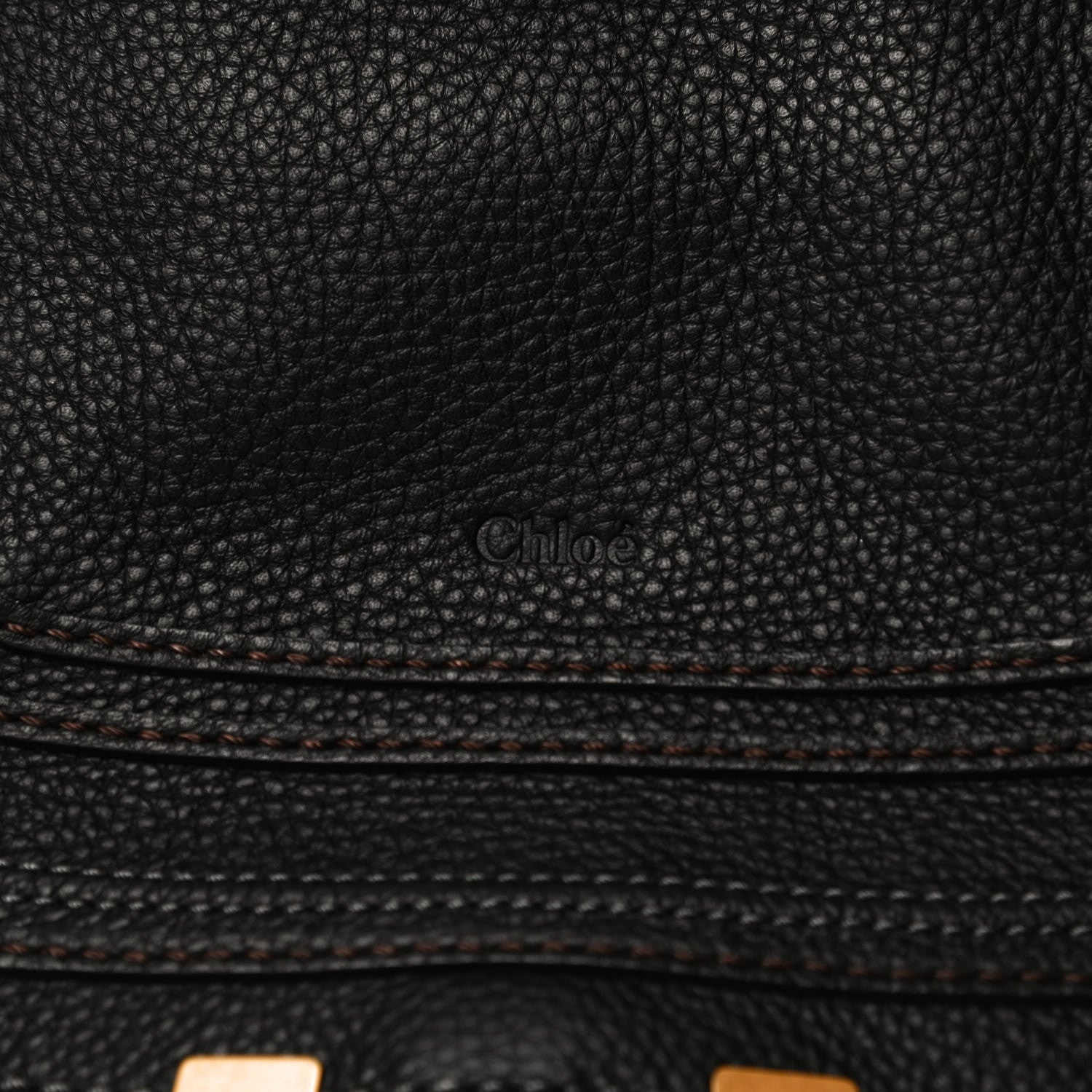 Chloe Calfskin Medium Marcie Satchel Black 12 of 16