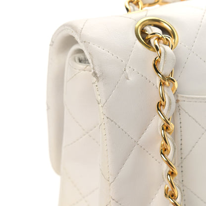 Chanel Lambskin Quilted Small Double Flap White 15 of 23