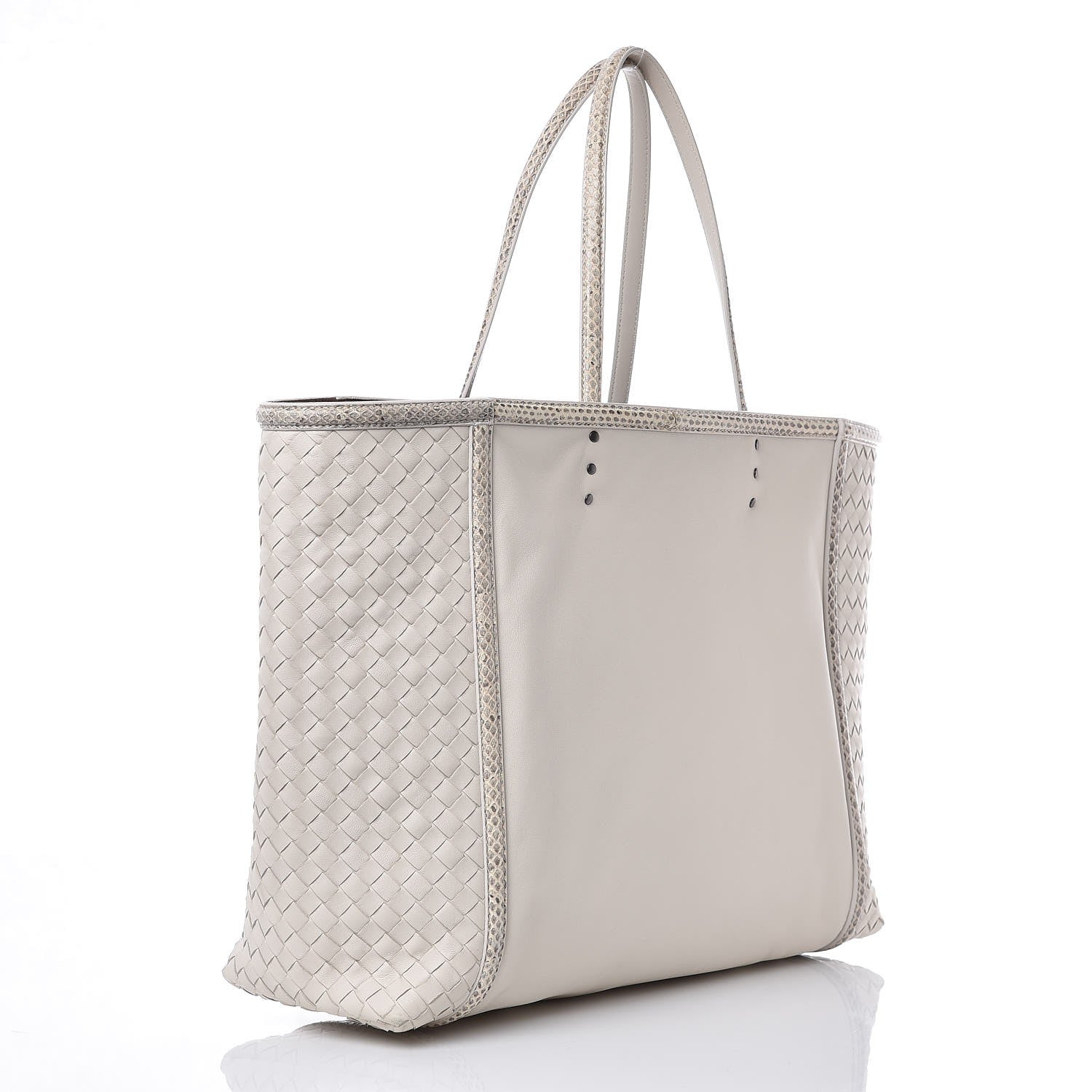 Bottega Veneta Nappa Ayers Intrecciato Tote Mist 3 of 6