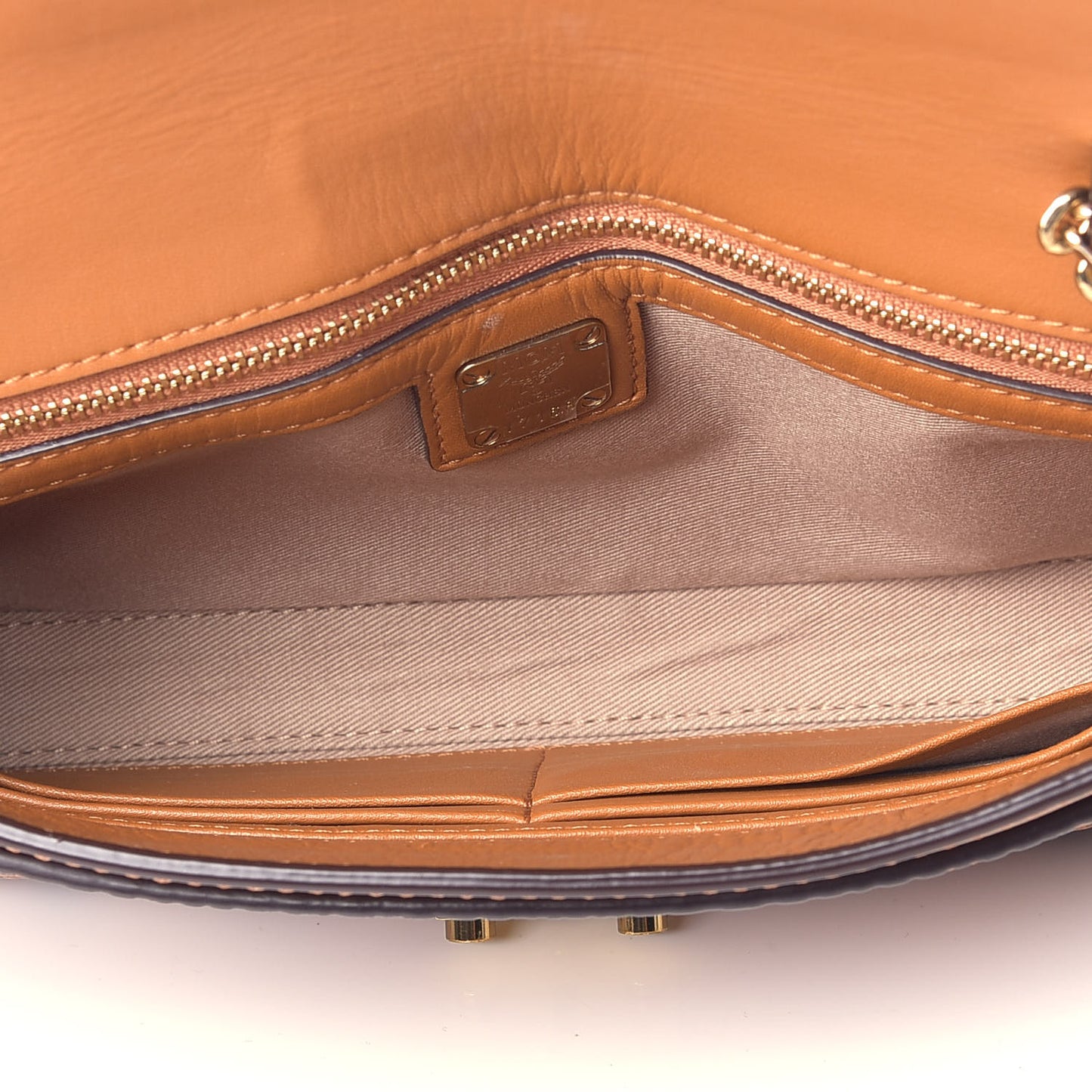 Visetos Millie Wallet On Chain Cognac