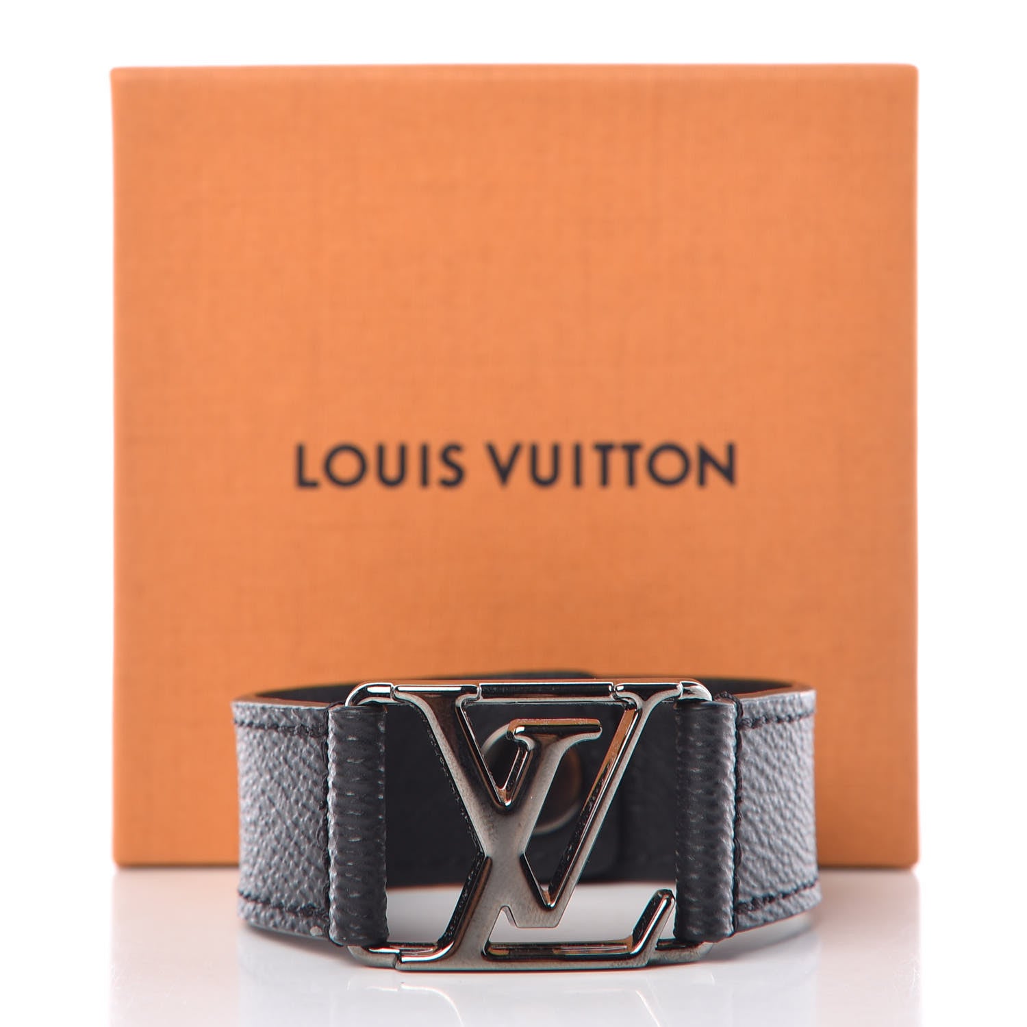Louis Vuitton Monogram Eclipse Hockenheim Bracelet 19 7 of 7