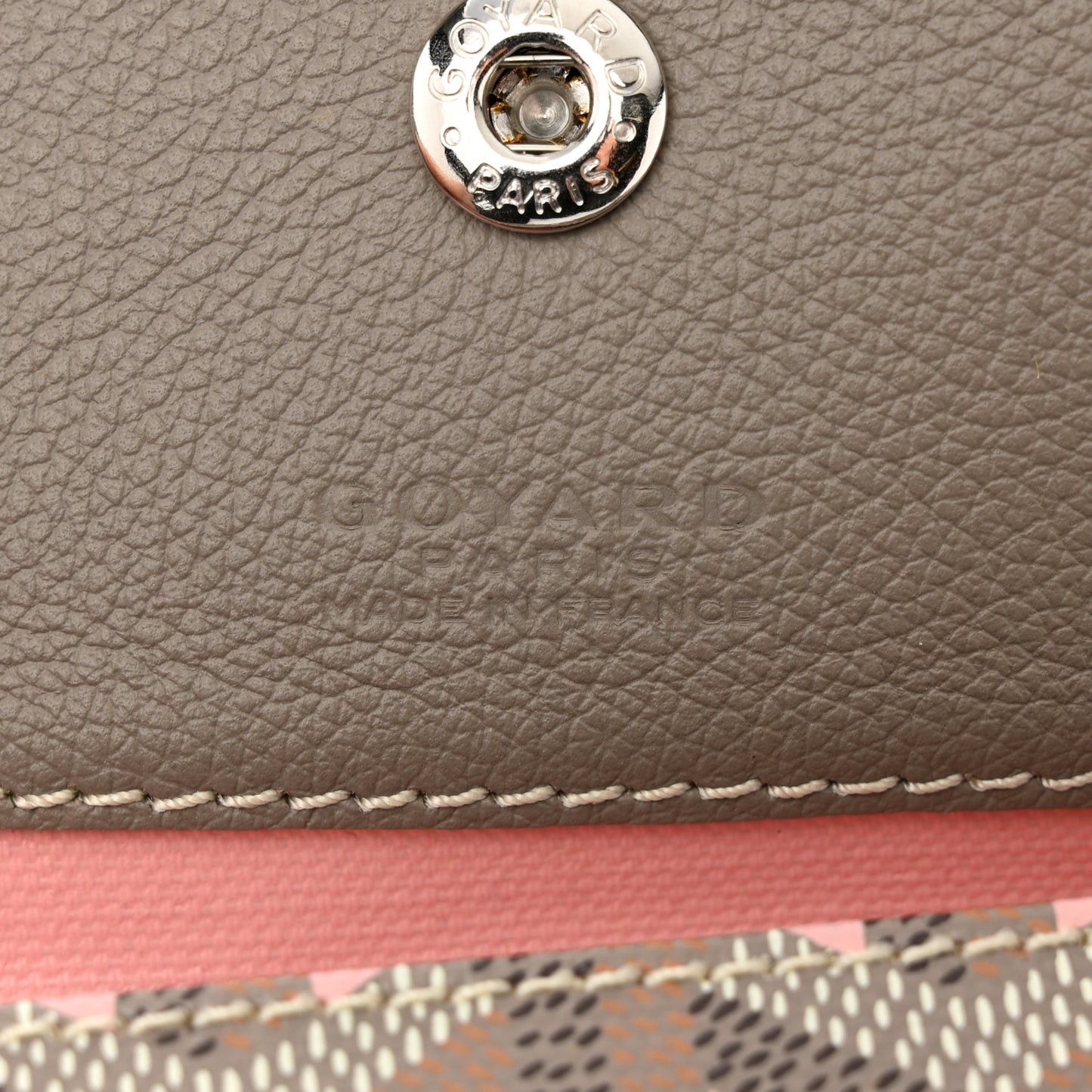 Goyardine Saint Louis Claire Voie PM Grege Powder Pink