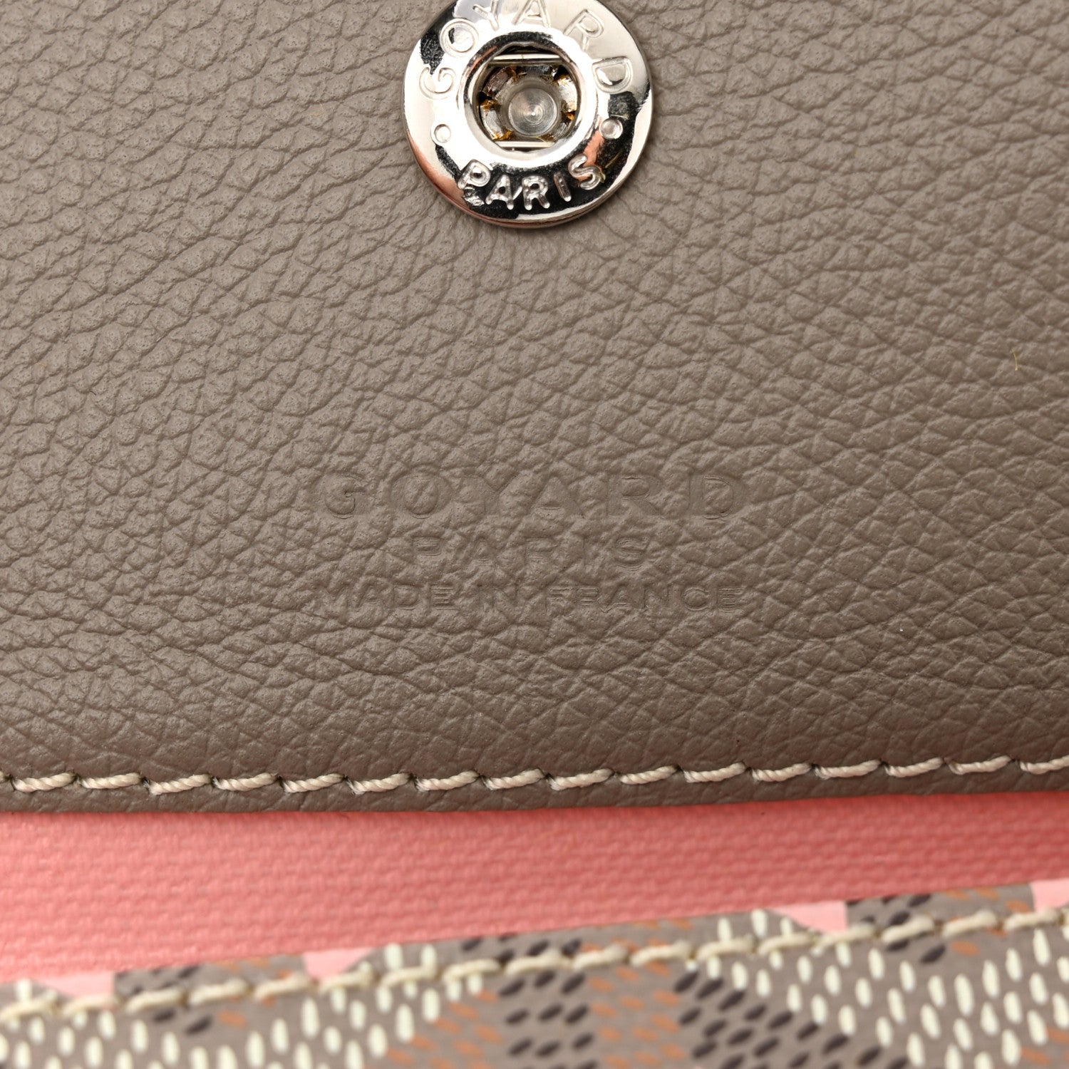 Goyard Goyardine Saint Louis Claire Voie PM Grege Powder Pink 7 of 12