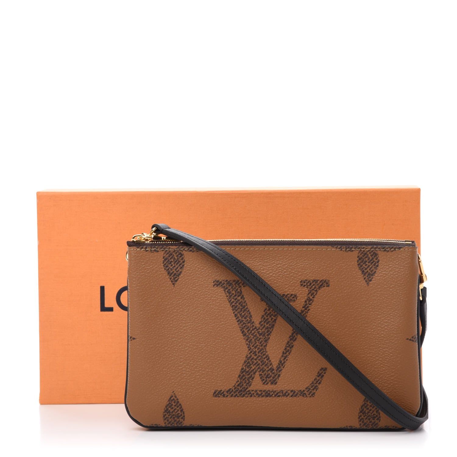 Louis Vuitton Reverse Monogram Giant Double Zip Pochette 13 of 13
