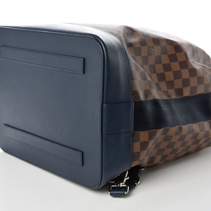 Louis Vuitton Damier Ebene Sac Marin Backpack Blue Marine 6 of 9