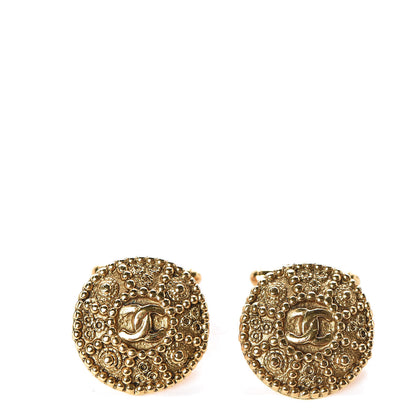 Chanel CC Cufflinks Gold 1 of 4