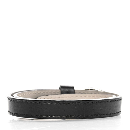 Bulgari Calfskin Serpenti Forever Double Coil Bracelet Black 3 of 6