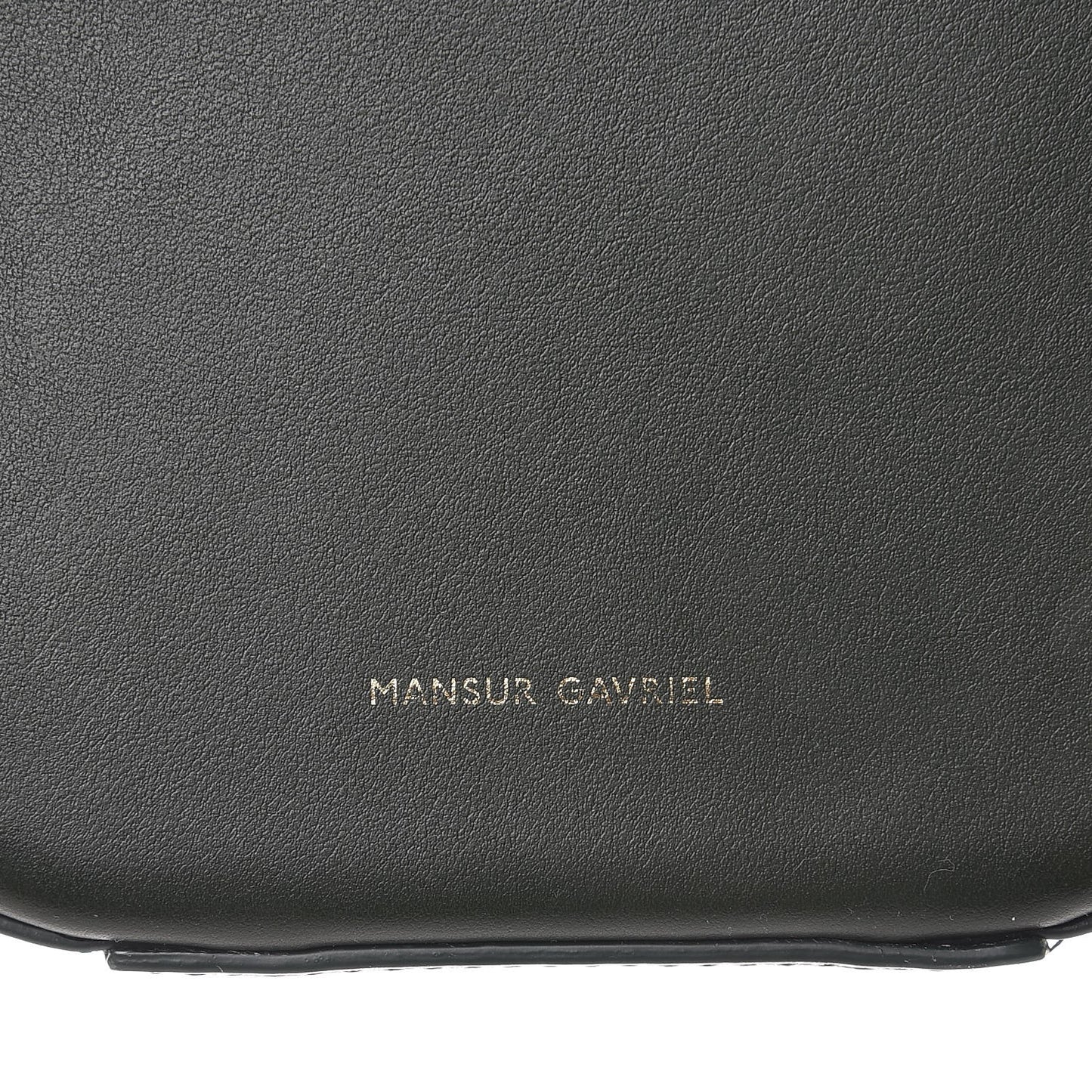 Calfskin Circle Crossbody Bag Moss