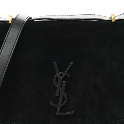 Saint Laurent Suede Small Spontini Saddle Bag Black 7 of 10