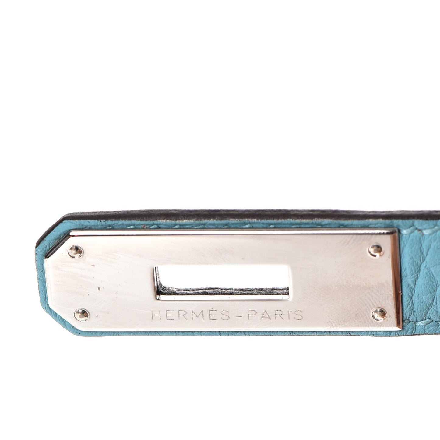 Taurillon Clemence Birkin 35 Bleu Atoll