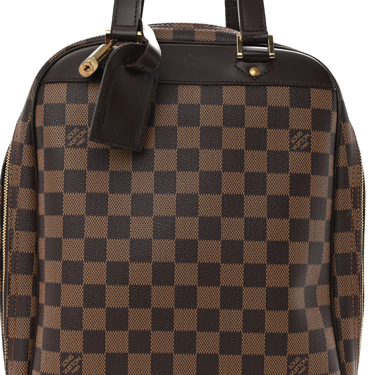 Louis Vuitton Damier Ebene Excursion Shoe Bag 8 of 11
