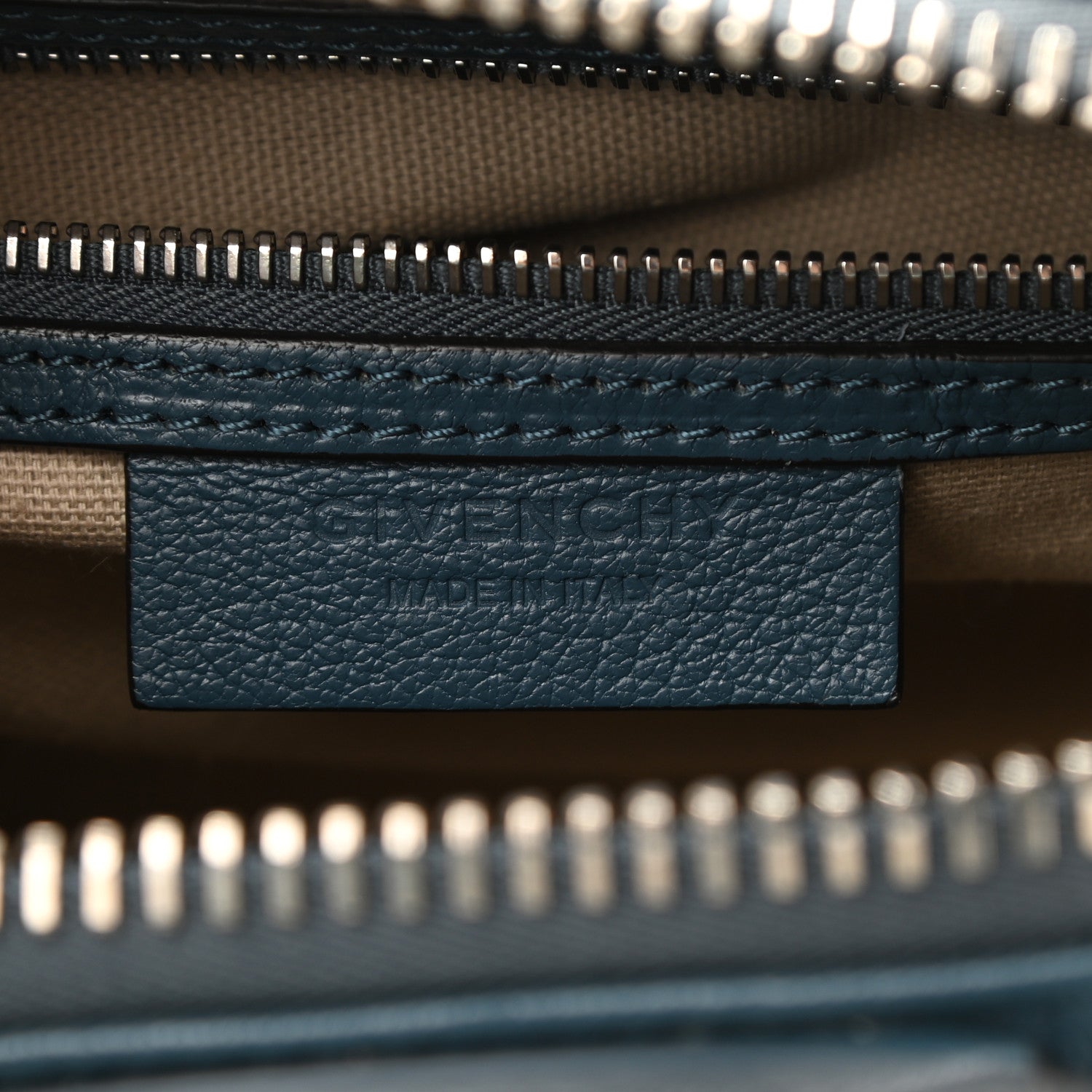 Givenchy Sugar Goatskin Mini Antigona Indigo Blue 6 of 8