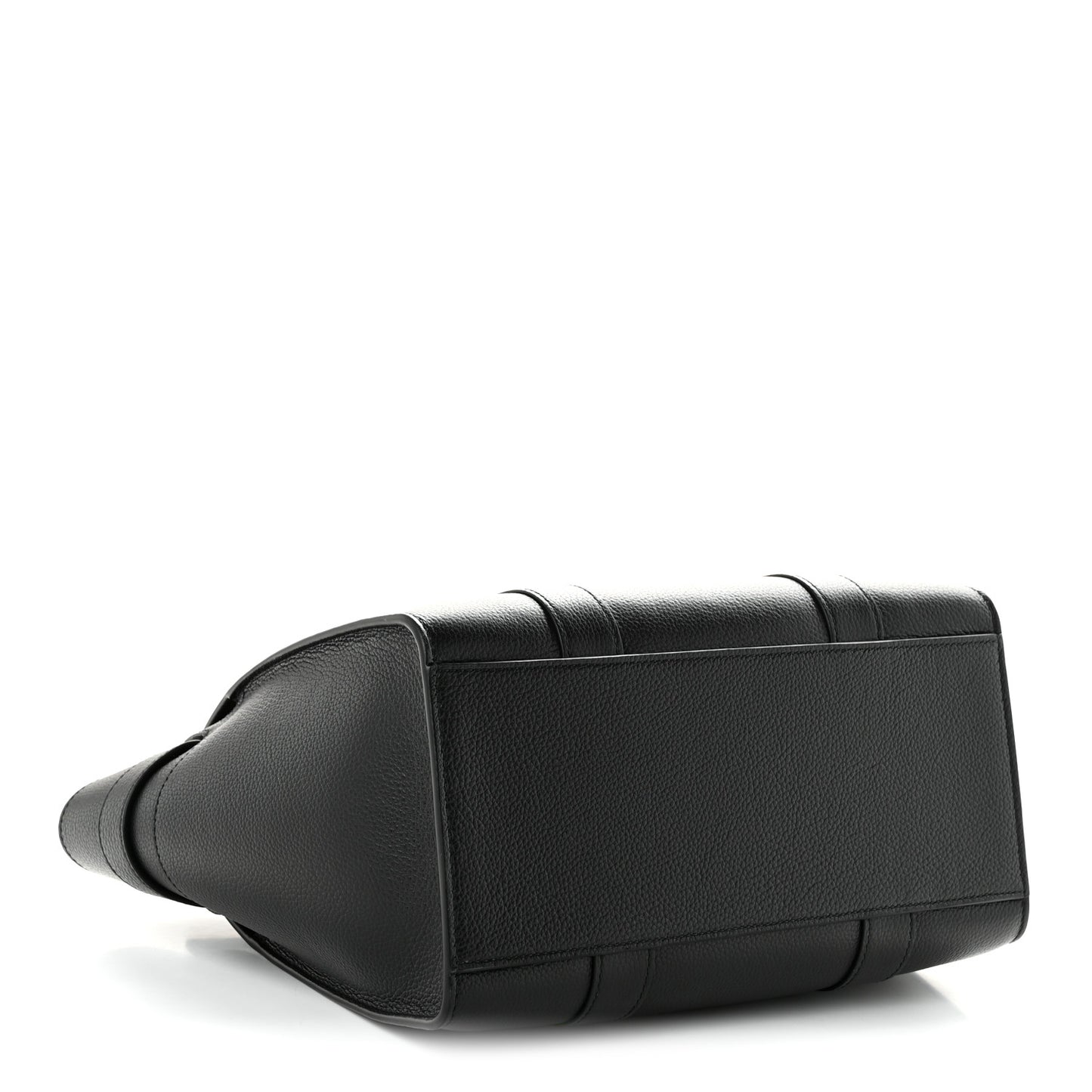 Classic Grain Small Bayswater Zip Tote Black